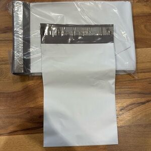White and Gray Mailing Bags